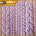 Ứ Jacquard interlock fabric